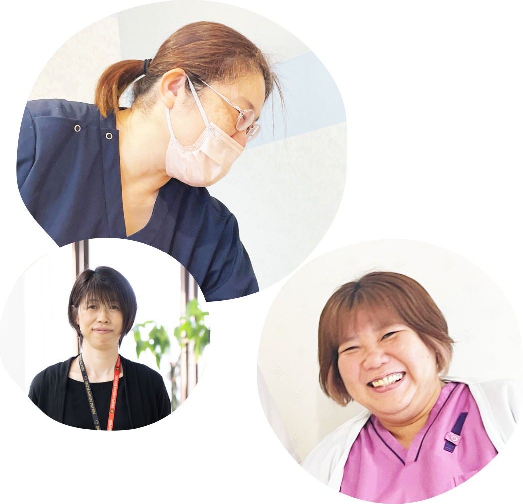 介護施設スタッフたち